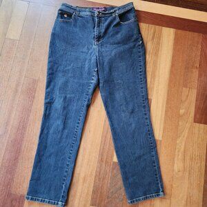 Gloria Vanderbilt "Amanda" Straight Leg Jeans Size 14